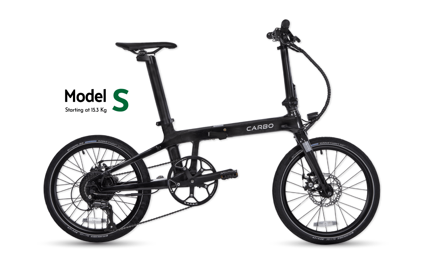 CARBO Folding Electric Bike The World s Lightest E Bike Model S Carbo Electric Bike Europe